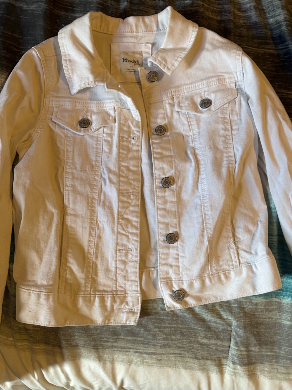 Mudd White Denim Jean Jacket for Girls
